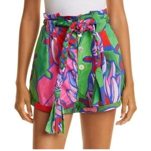 FARM Rio Multicolor High Waist Shorts